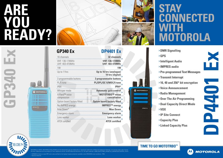 Migration GP340 ATEX DP4401 Ex